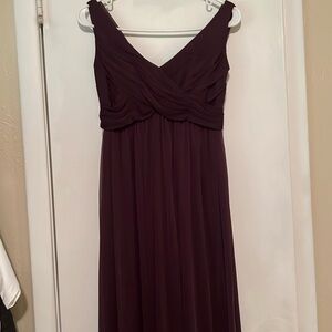 David’s Bridal long bridesmaid gown. Size 0.